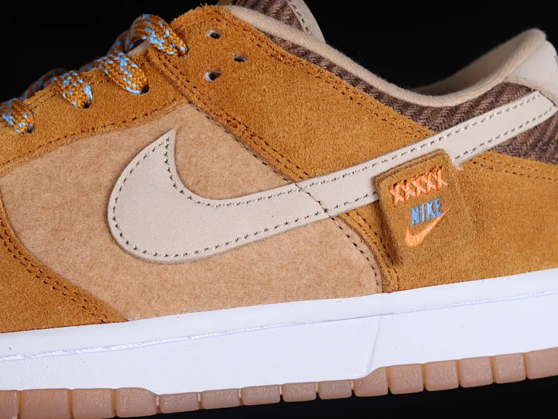 All categories Nk SB Dunk series Nk SB Dunk Low low-top sneakers Nk Dunk Low Xiongxiong joint name wheat color SB low-top sports and leisure sneakers DZ5350-288